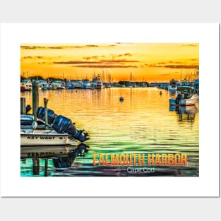 Falmouth Harbor Cape Cod Posters and Art